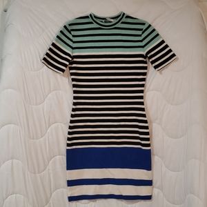 Alexander Wang cotton stripped dress
